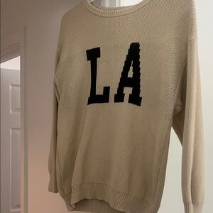 Pac Sun Beige LA Sweater